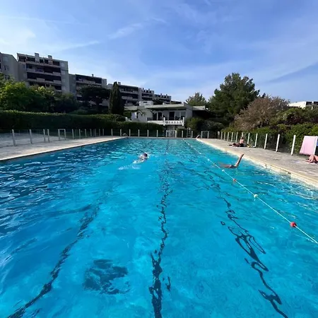 Apartment Cap6 Bel Vue Magnifique Mer, Piscine Tennis T3 Refait A Neuf